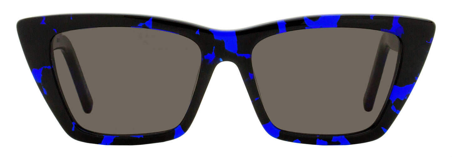 Saint Laurent Mica Sunglasses SL 276 009 Blue Havana 53mm YSL