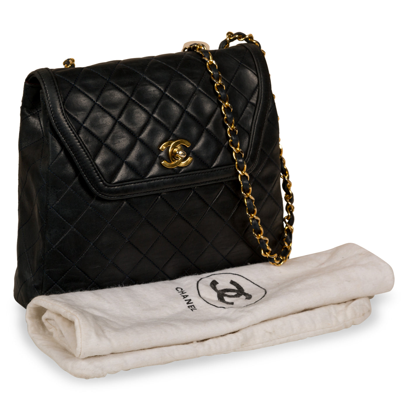 Chanel Vintage Lambskin Shoulder Bag