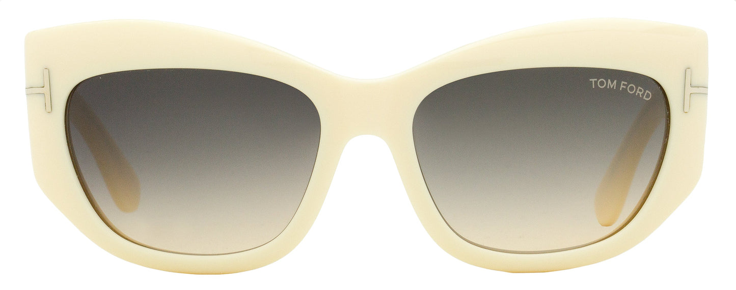 Tom Ford TF1065 Brianna Sunglasses 25B Ivory 55mm FT1065