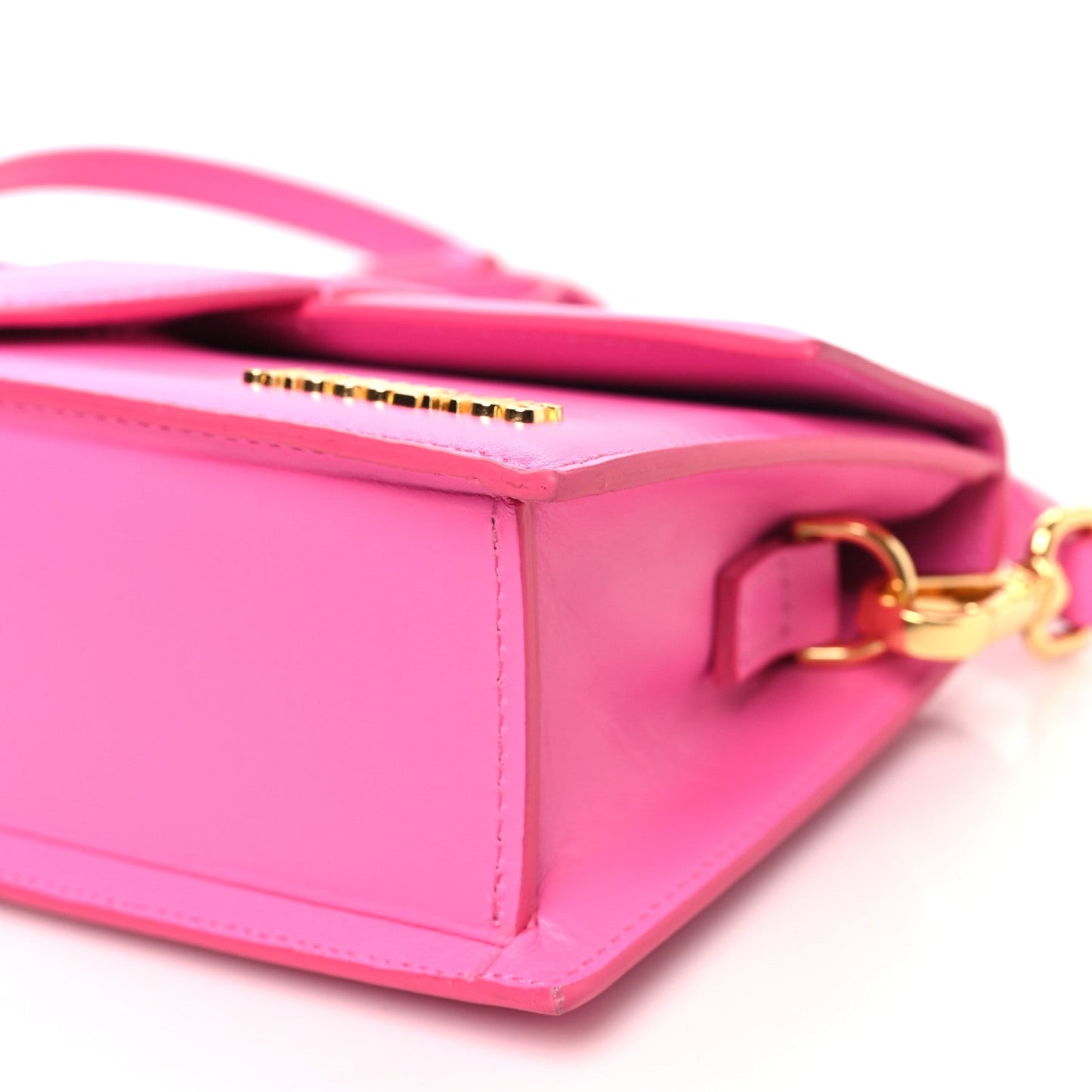 Smooth Calfskin Le Grand Bambino Neon Pink