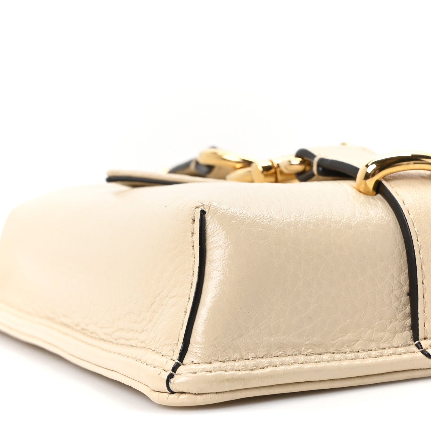 Calfskin Mini Cape Crossbody Sweet Beige