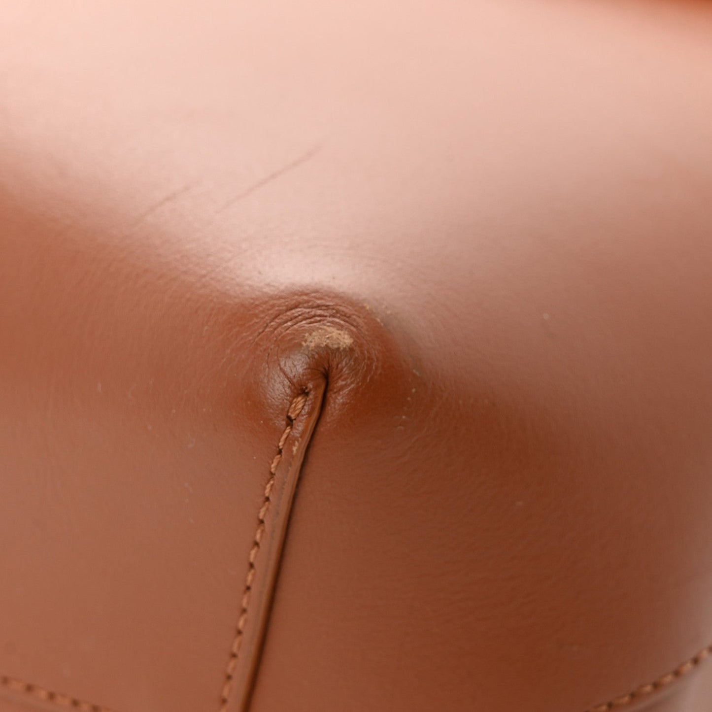 Calfskin Soft Lady Bag Biscotti