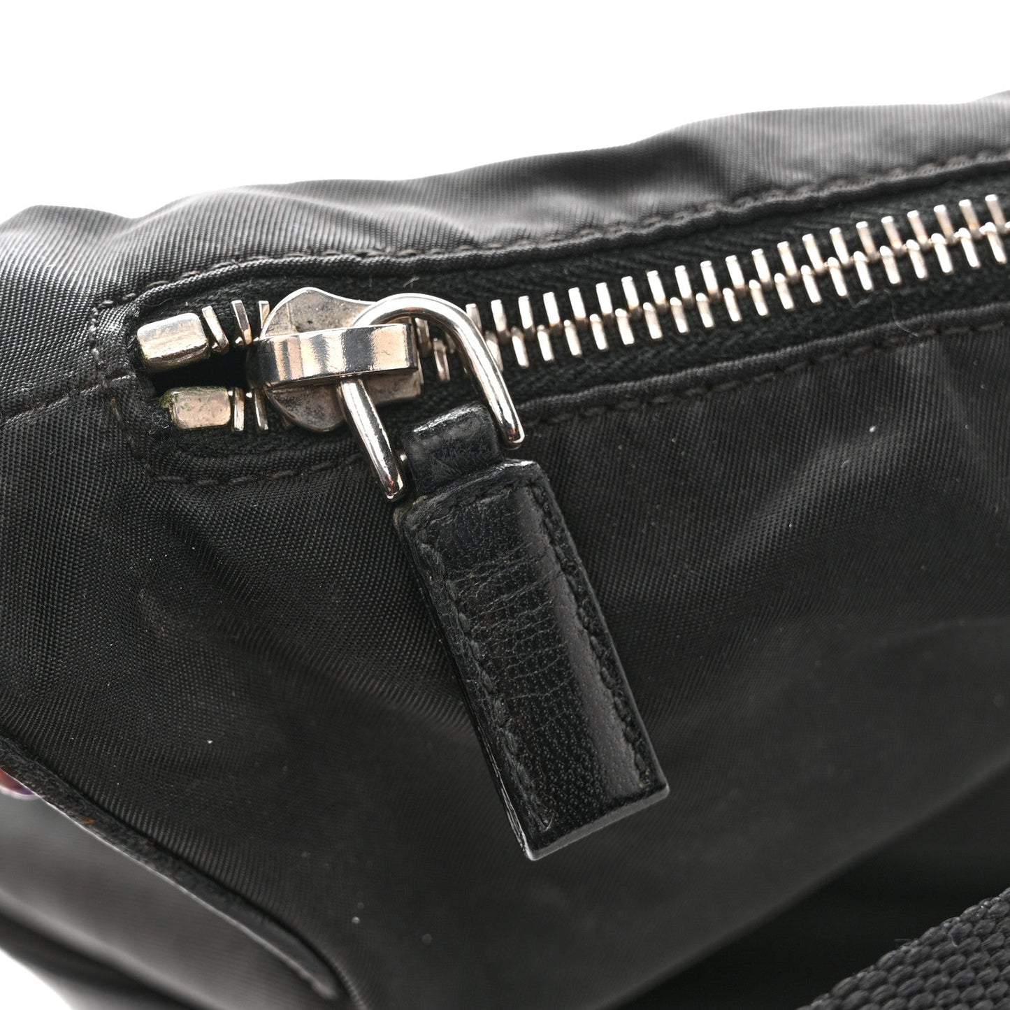 Nylon Shoulder Bag Black