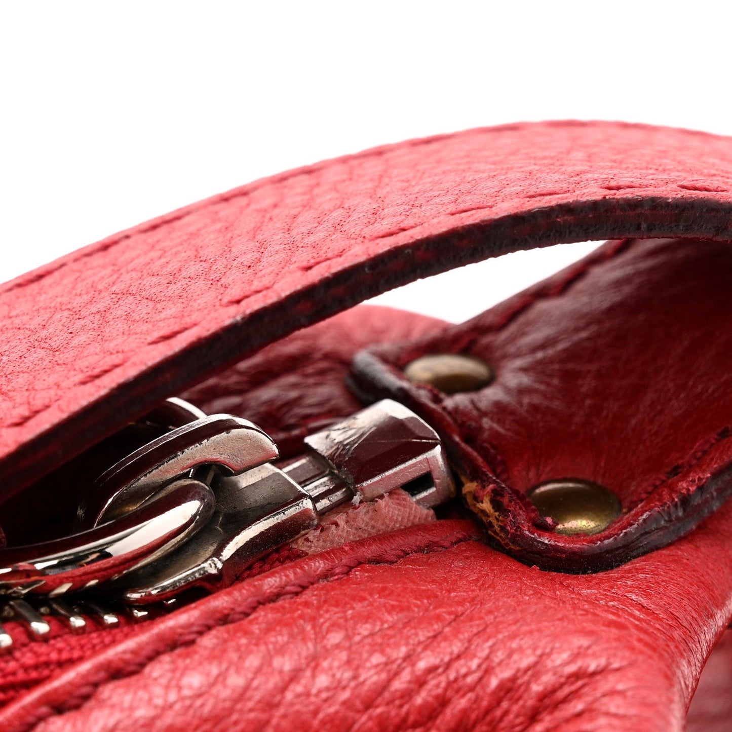 Calfskin Medium Paddington Satchel Rouge