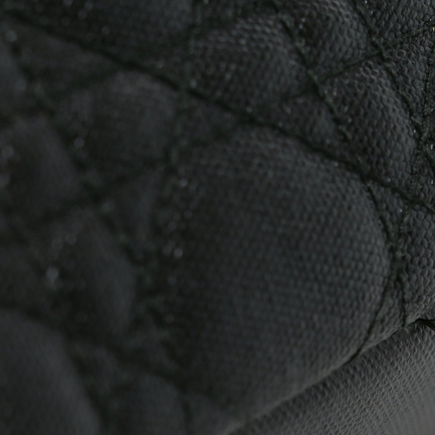 Coated Canvas Cannage Small Panarea Tote Black