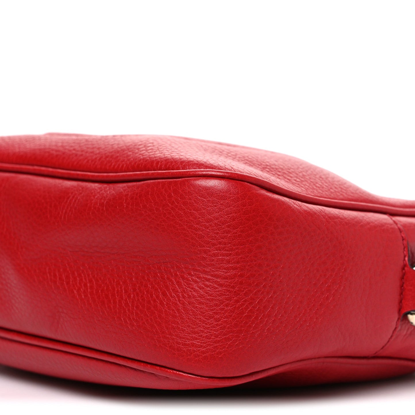 Pebbled Calfskin Small Soho Disco Bag Tabasco Red