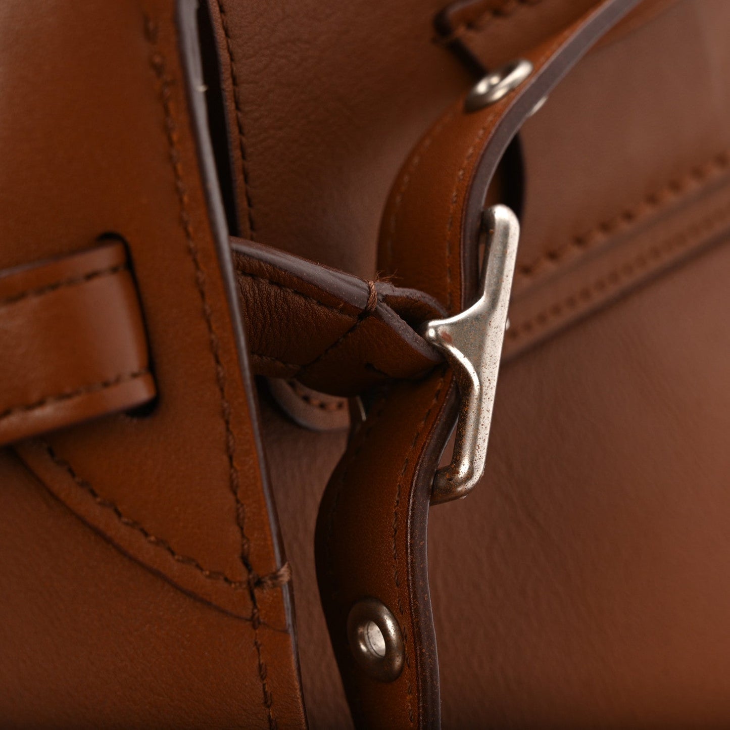 Smooth Calfskin Small Big Bag Tan