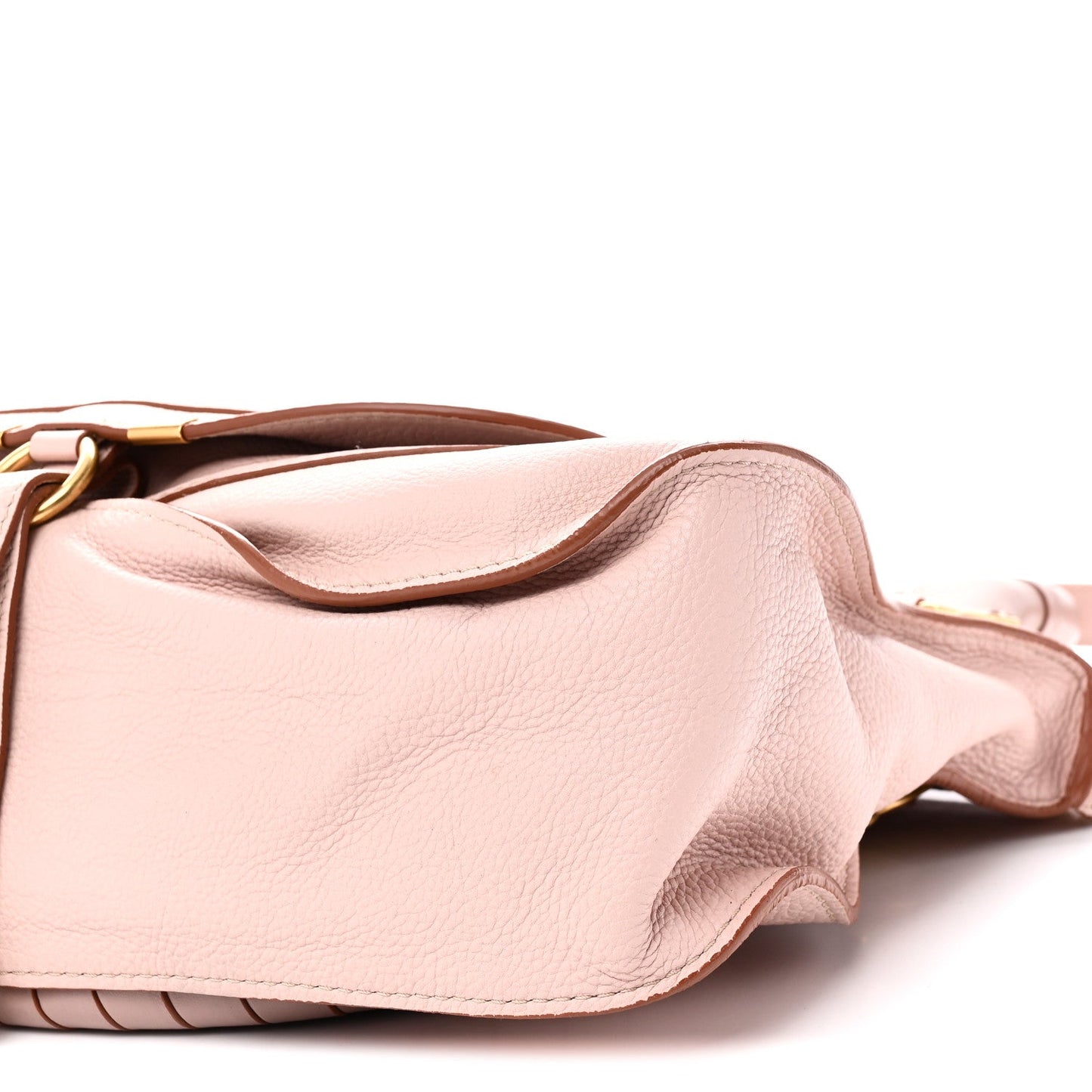 Calfskin Medium Marcie Satchel Nude Pink