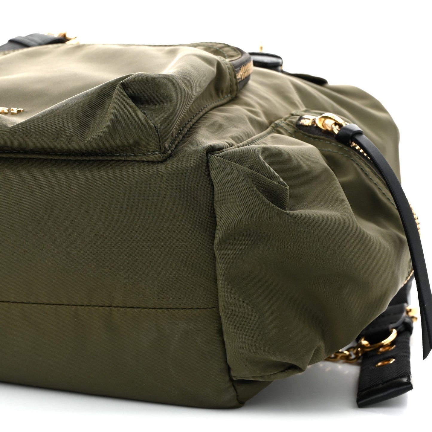 Nylon Large Rucksack Backpack Canvas Green