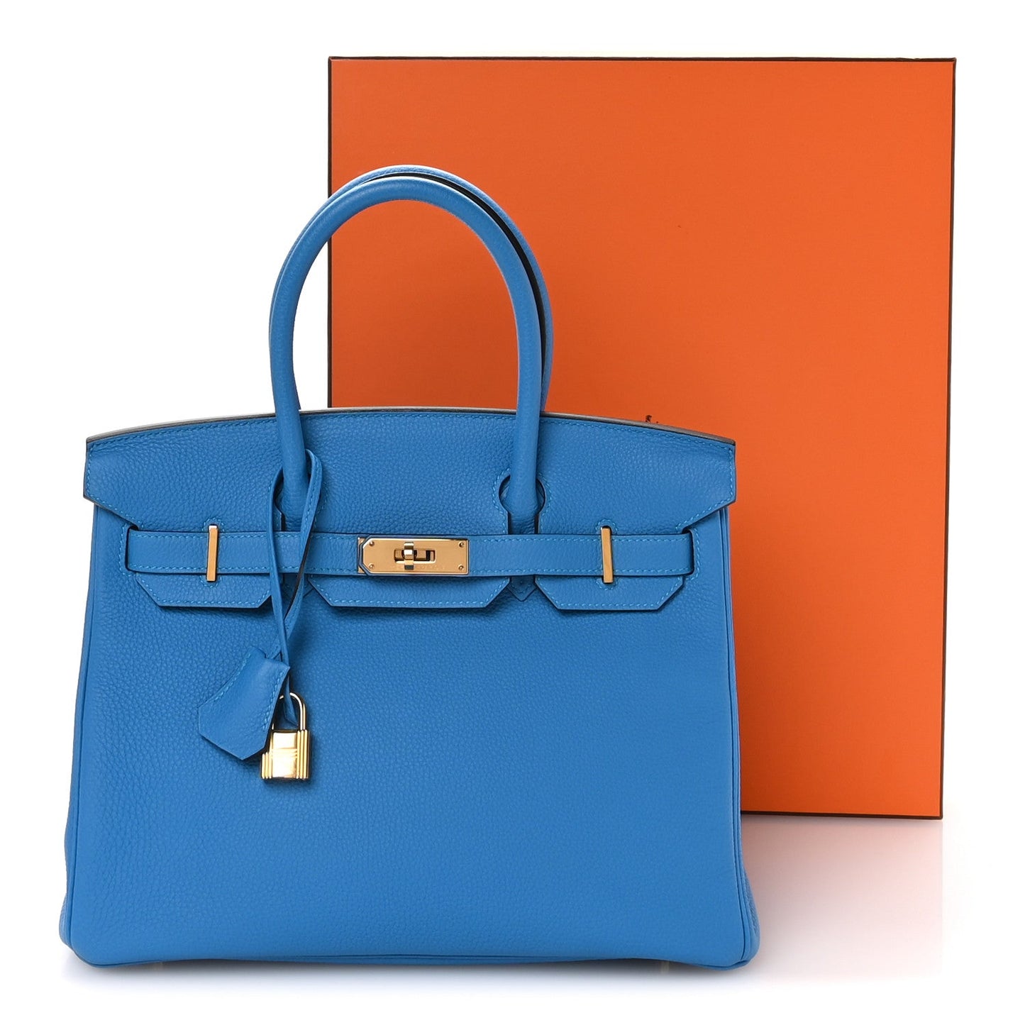 Togo BIRKIN 30 Bleu Zanzibar