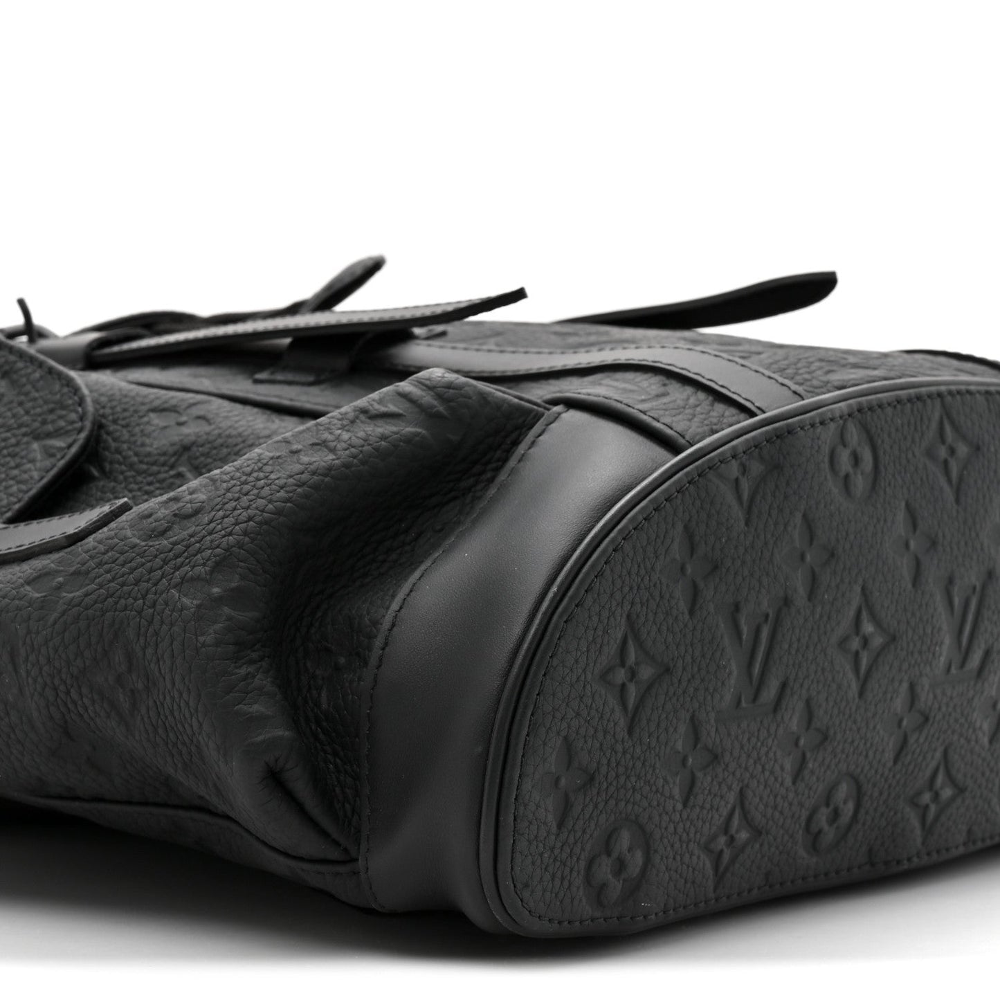 Taurillon Monogram Christopher MM Backpack Black