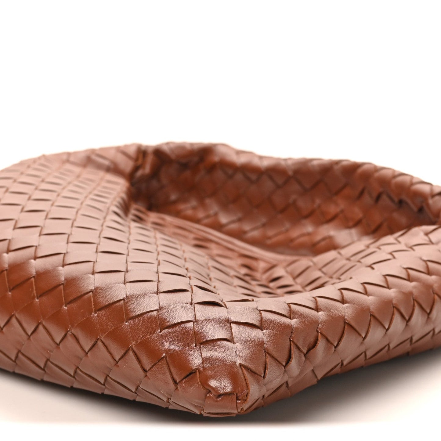 Calfskin Intrecciato Small Hop Sapele