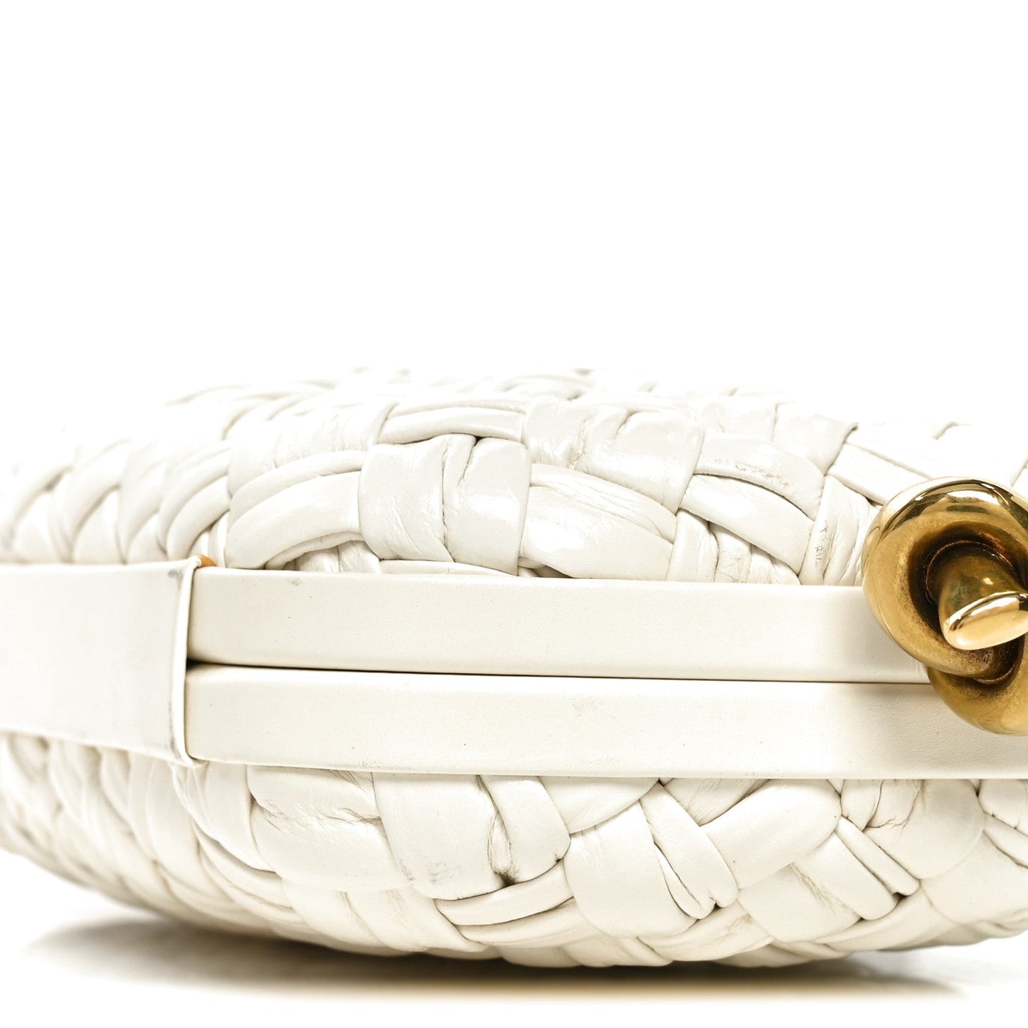 Foulard Intrecciato Knot On Strap White
