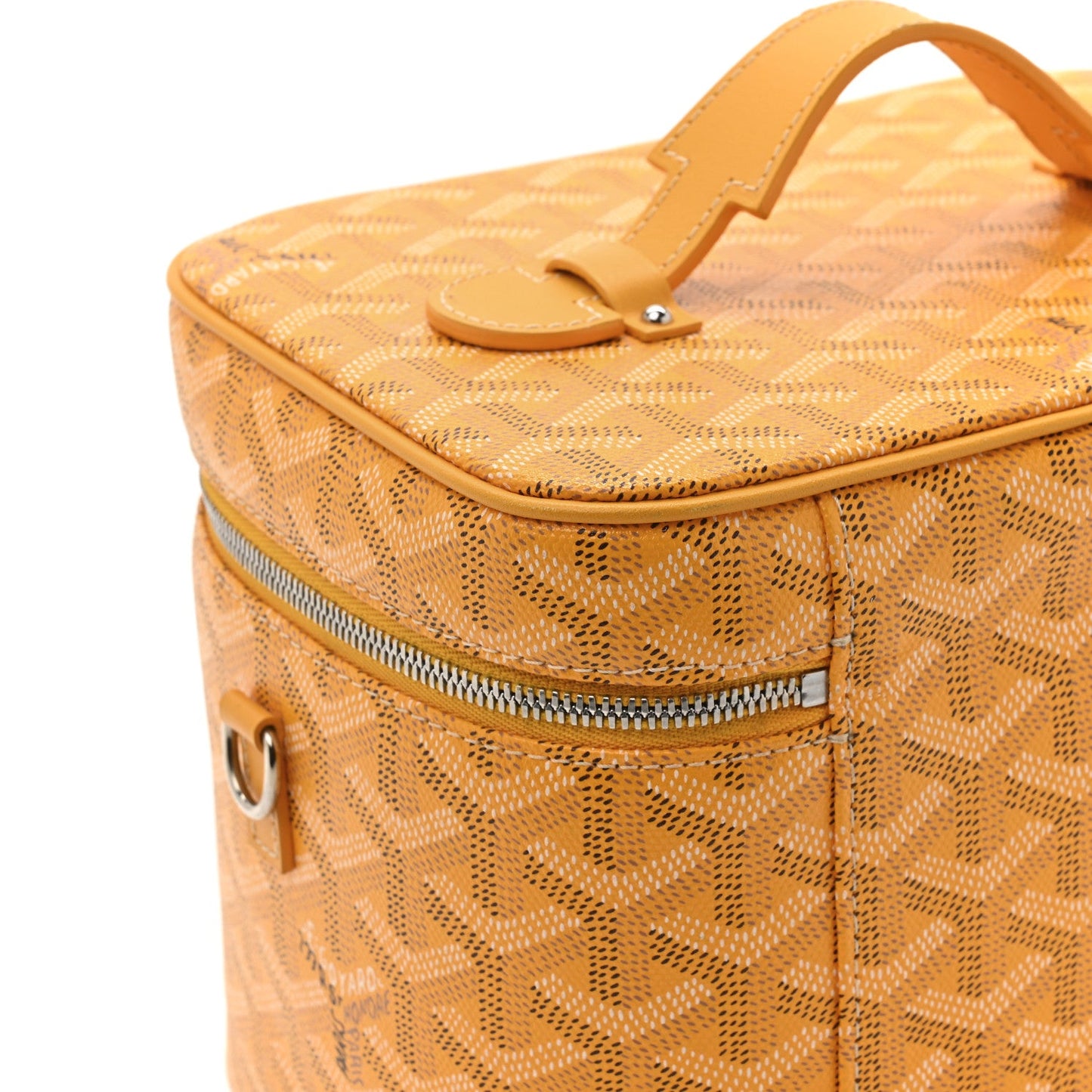 Goyardine Muse Vanity Case Yellow