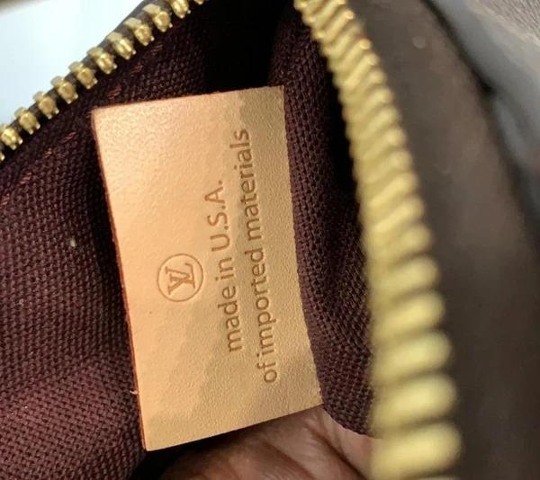 LOUIS VUITTON Turenne PM Monogram Canvas Shoulder Bag Brown