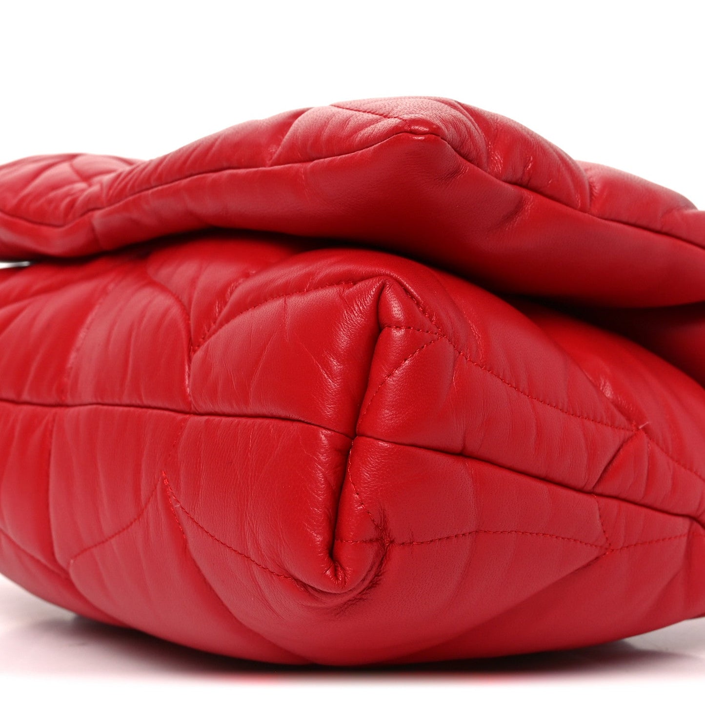 Nappa Pillow Quilted Softie Bag Lancaster Red