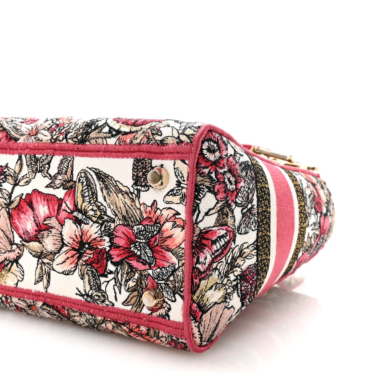 Canvas Embroidered Butterfly Print Medium Lady D-Lite Multicolor