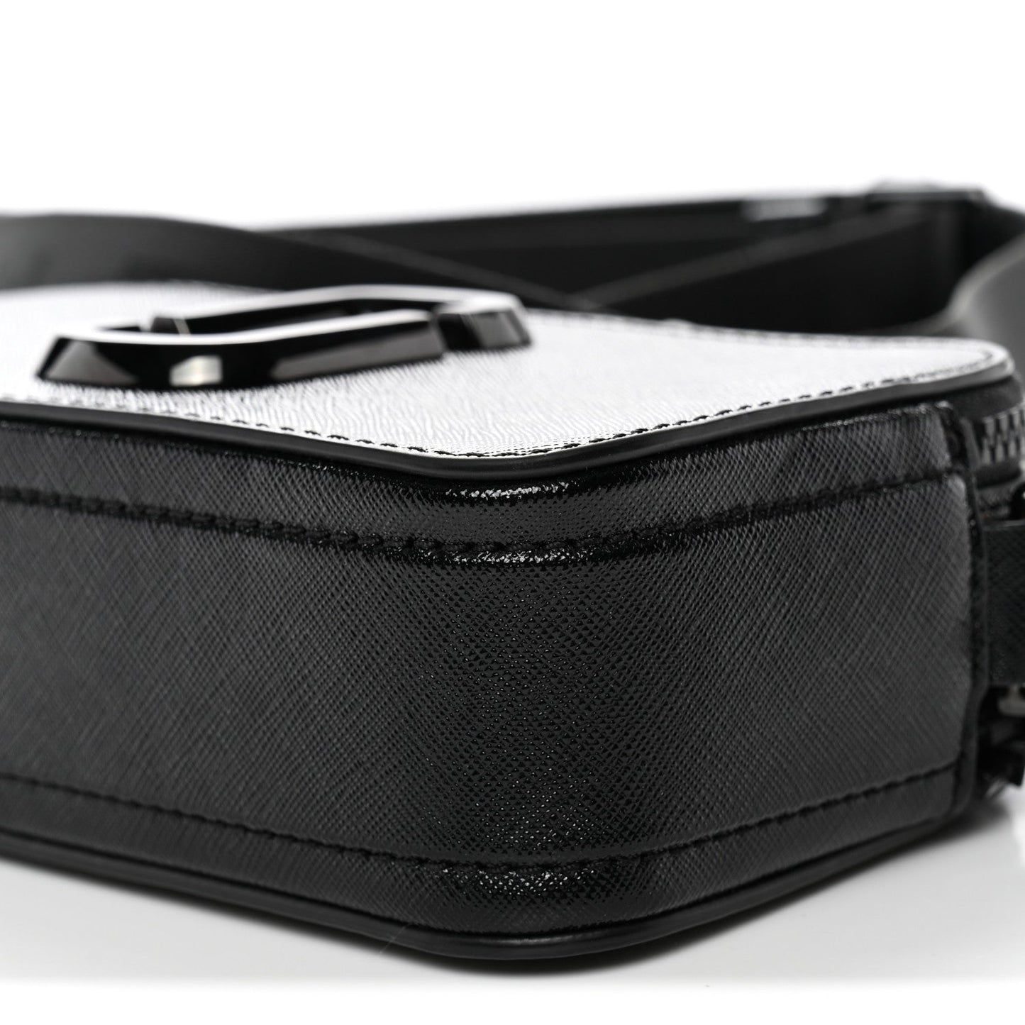 Saffiano Snapshot Camera Bag Black