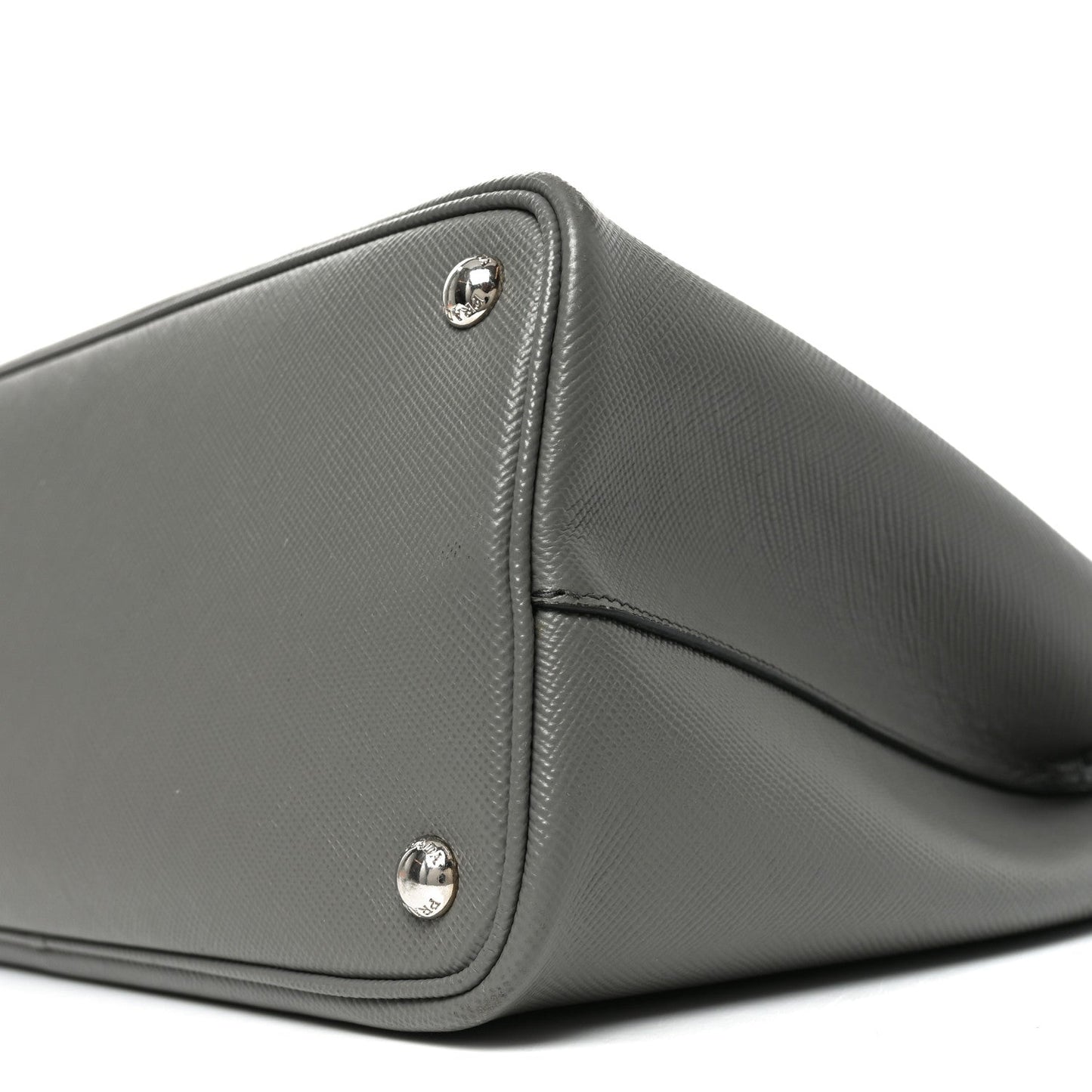 Saffiano Cuir Small Double Bag Marmo