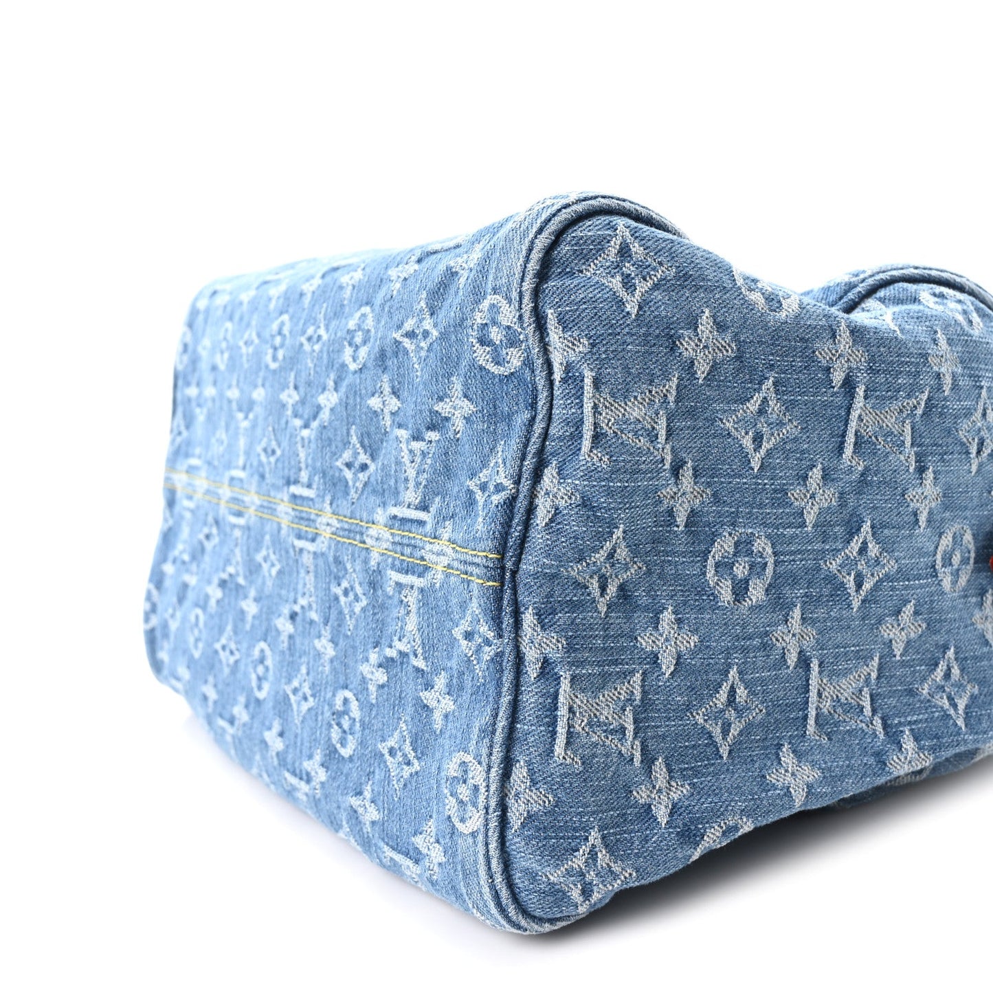 Monogram Denim Speedy Soft 30 Blue