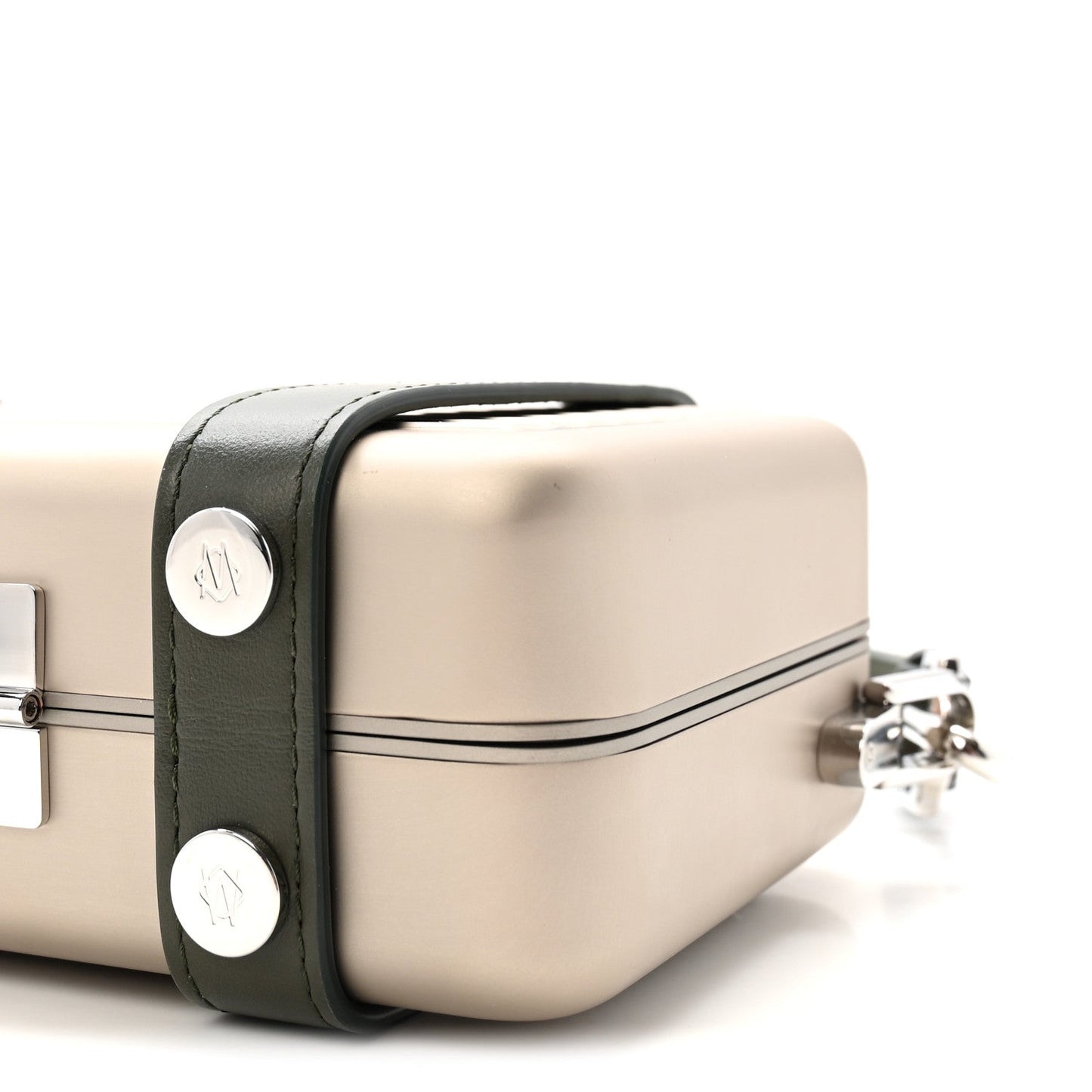 Gloss Polycarbonate Personal Cross-Body Bag Titanium