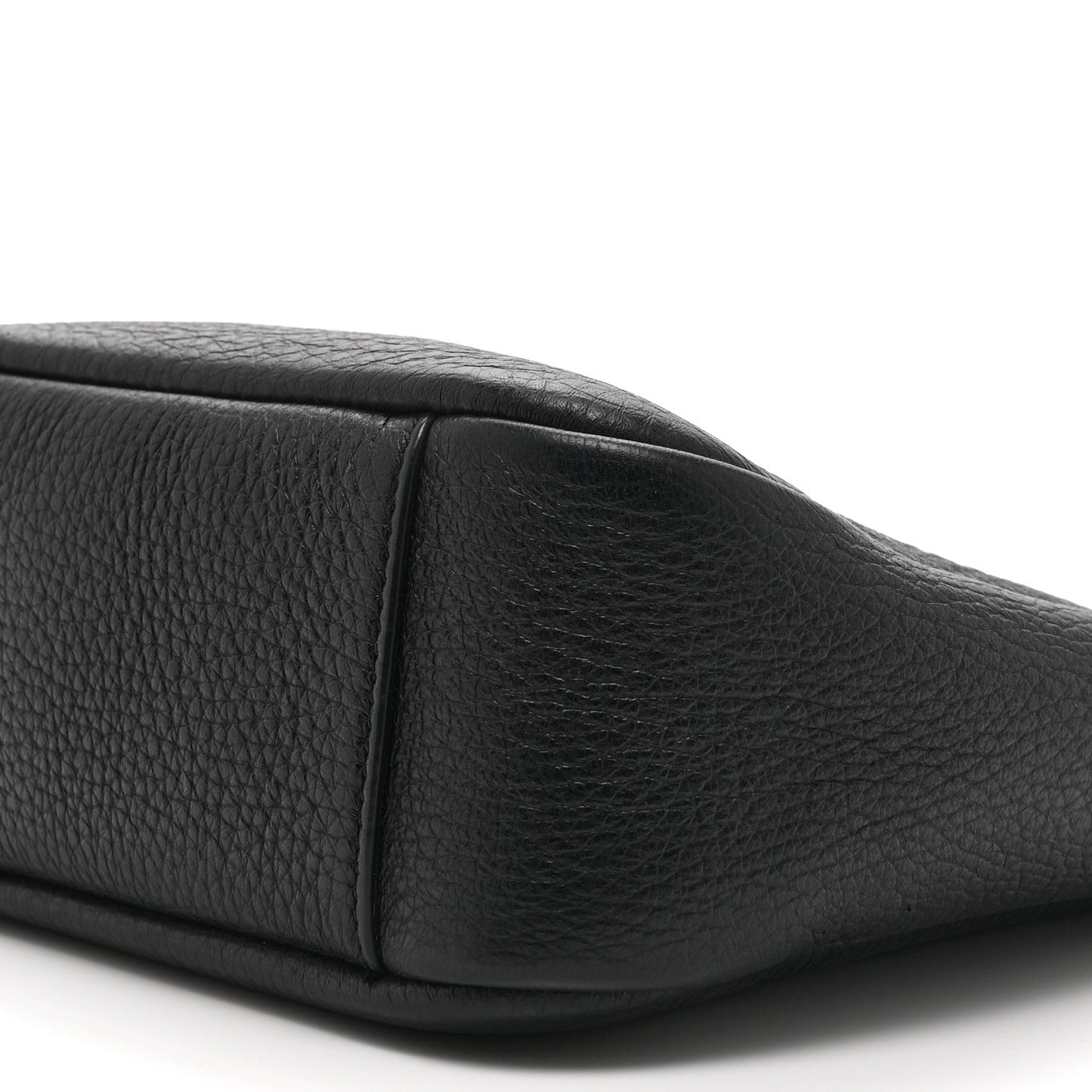 Grained Calfskin Baby Le 5 A 7 Supple Hobo Black