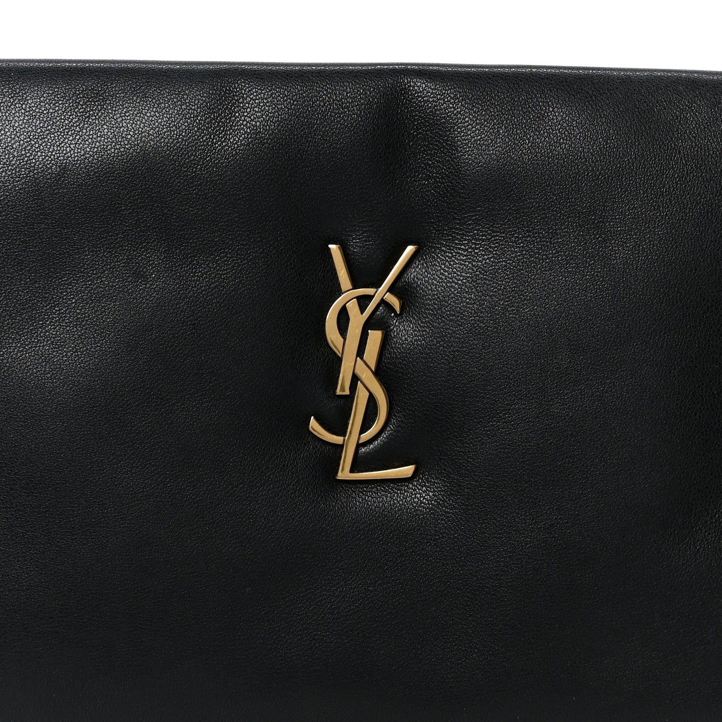 Lambskin Long Calypso Pouch Black