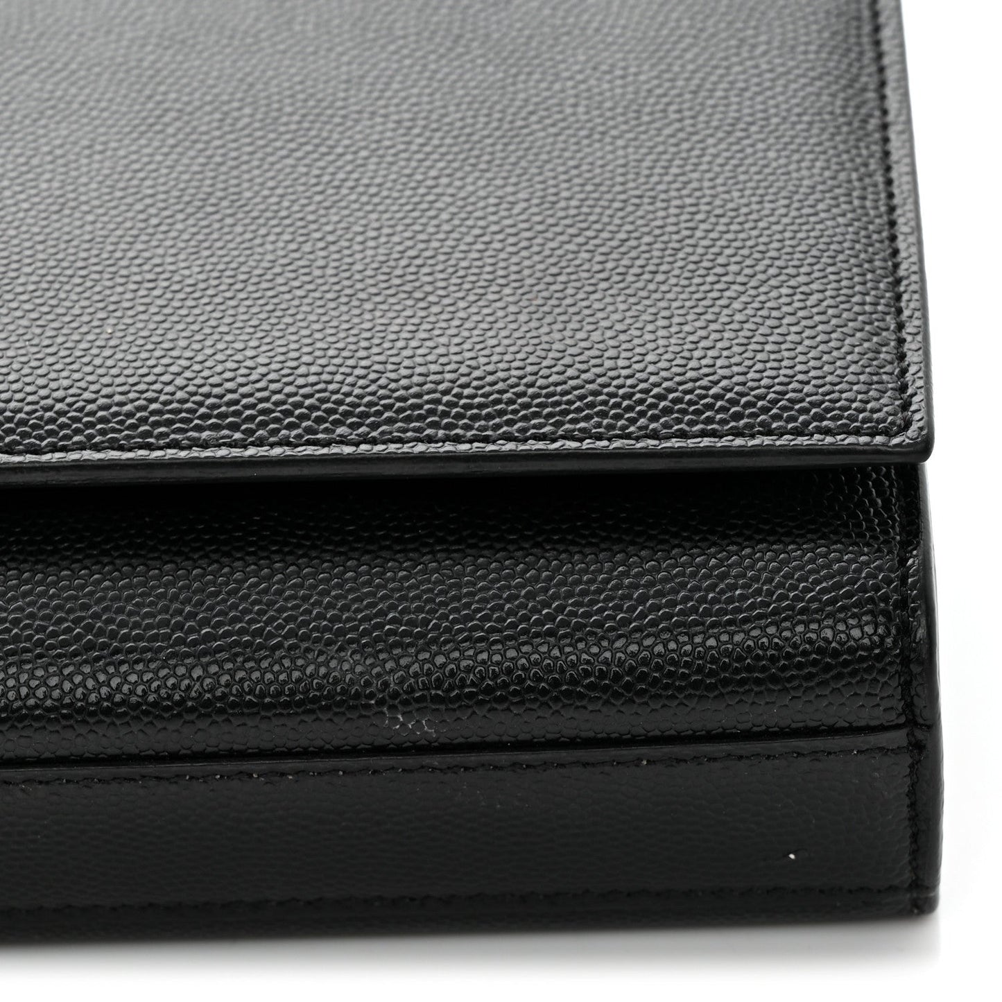 Grain De Poudre Monogram Cassandre Clutch Black