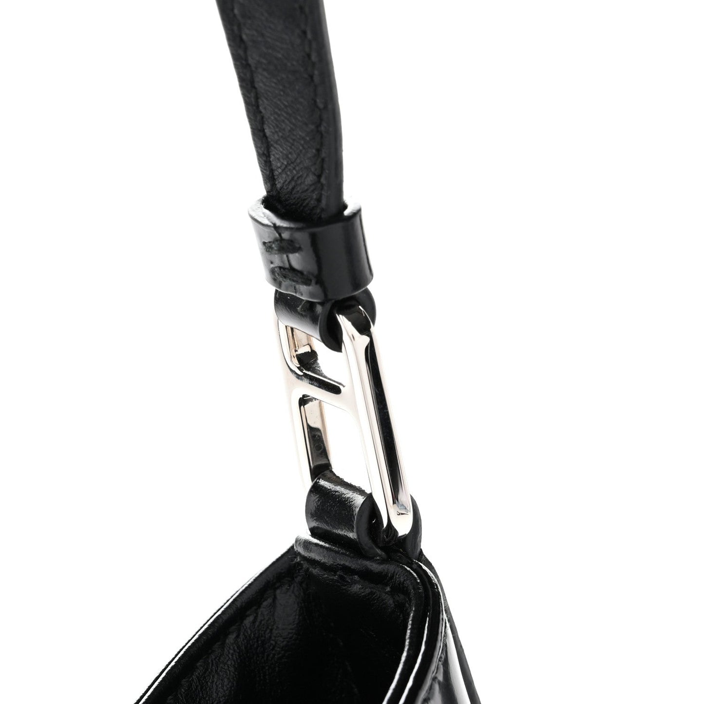 Spazzolato Cleo Shoulder Bag Black