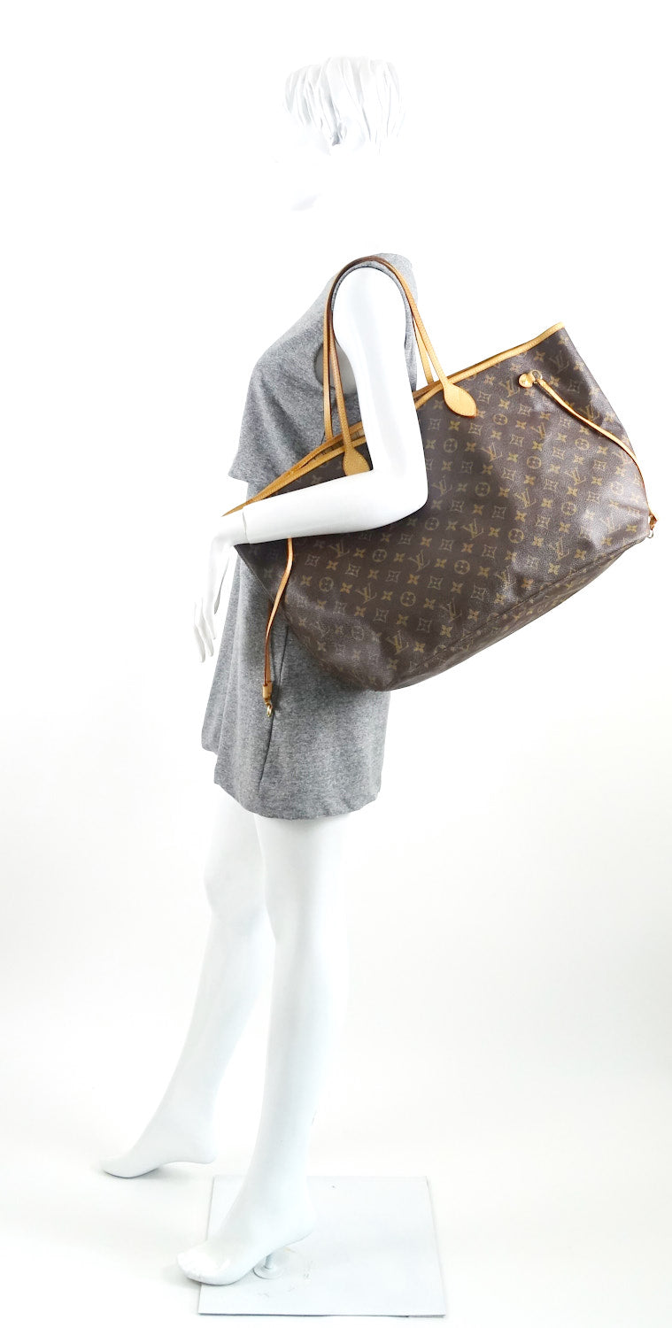 Louis Vuitto Neverfull GM Monogram Canvas Shoulder Bag