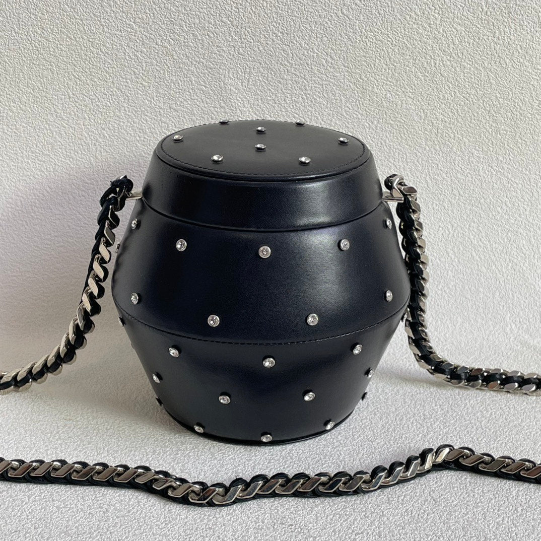 π Saint Laurent Crystal mini bucket Bag #16517