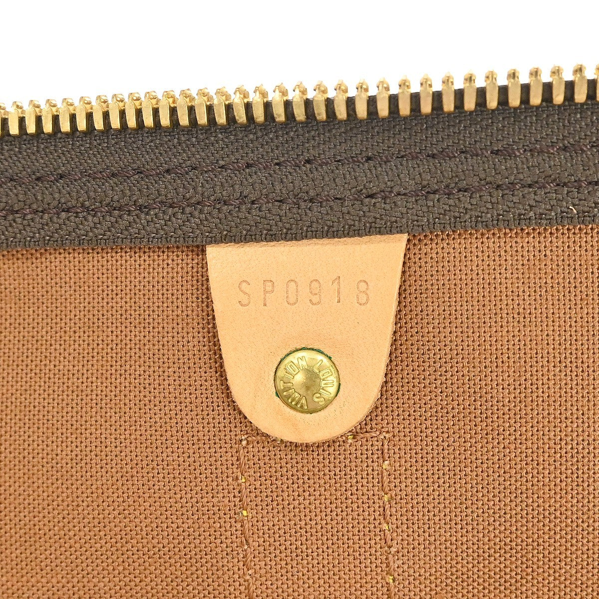 Louis Vuitton Keepall Bag Monogram Canvas Brown Canvas Travel Bag Bag ( )