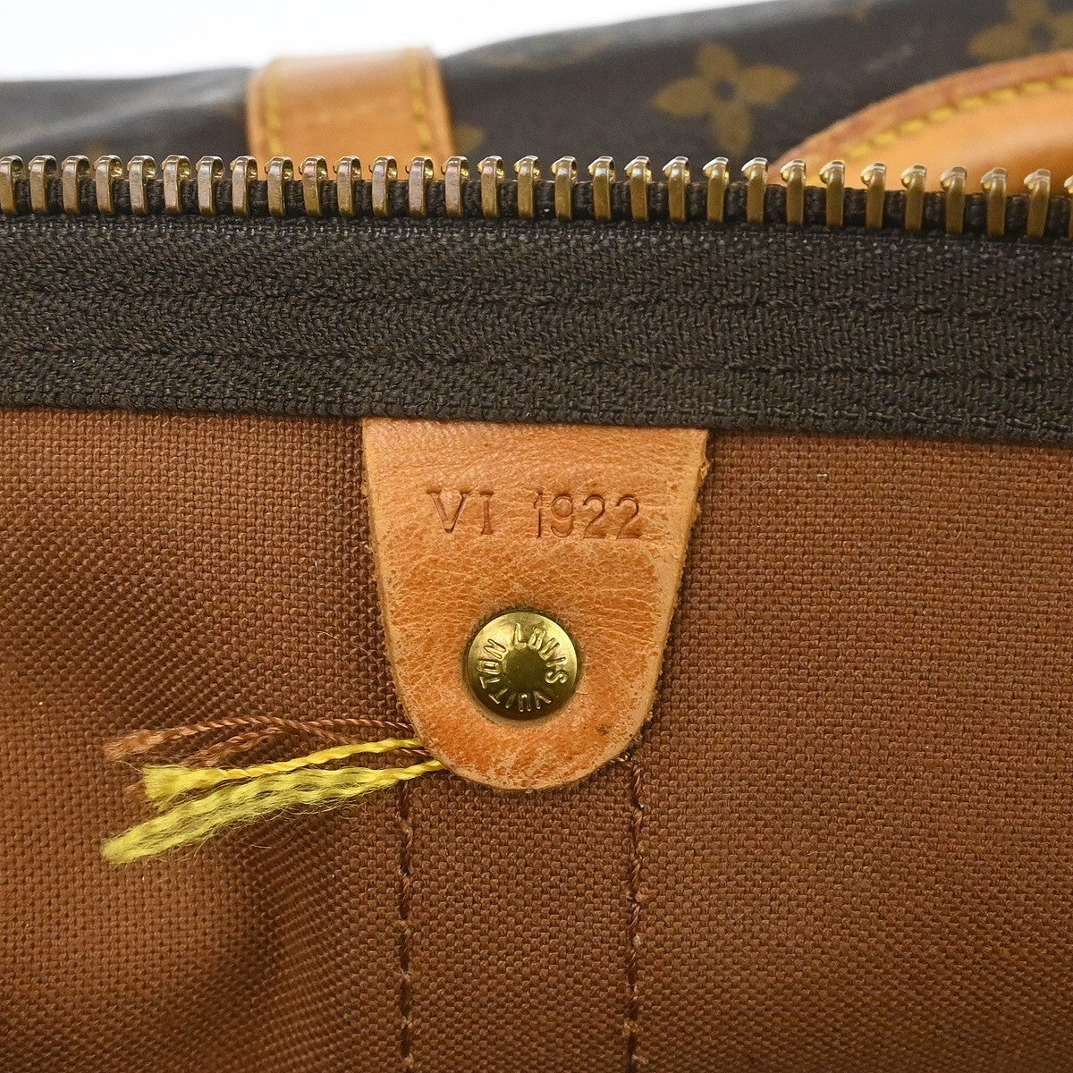 Louis Vuitton Keepall Bag Monogram Canvas Brown Canvas Travel Bag Bag ( )