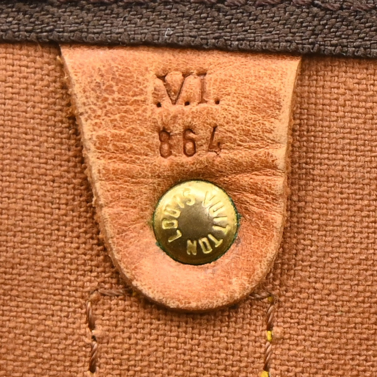 Louis Vuitton Keepall Bag Monogram Canvas Brown Canvas Travel Bag Bag ( )
