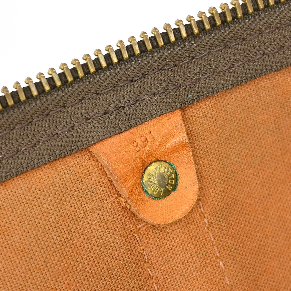 Louis Vuitton Keepall Bag Monogram Canvas Brown Canvas Travel Bag Bag ( )