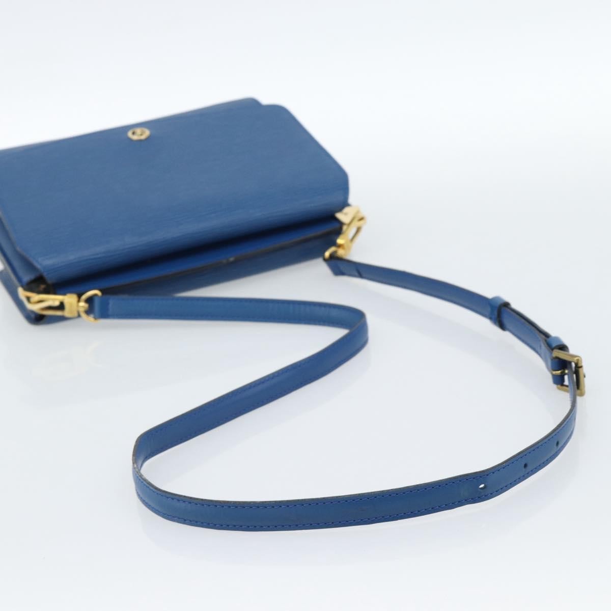 Louis Vuitton Grenelle Shoulder Bag Epi Leather Blue Leather Shoulder Bag Bag ( )