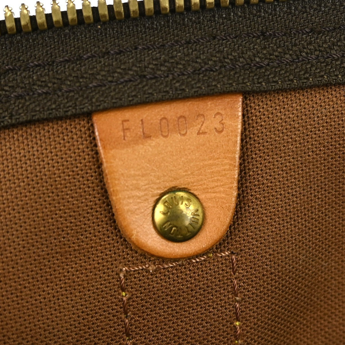 Louis Vuitton Keepall Bag Monogram Canvas Brown Canvas Travel Bag Bag ( )