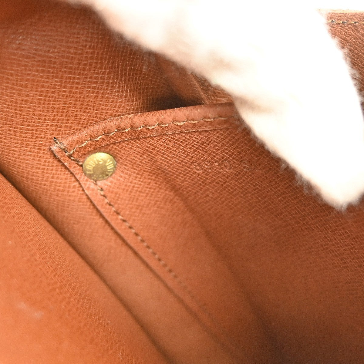 Louis Vuitton Cartouchiere Handbag Monogram Canvas Brown Canvas Shoulder Bag Bag ( )