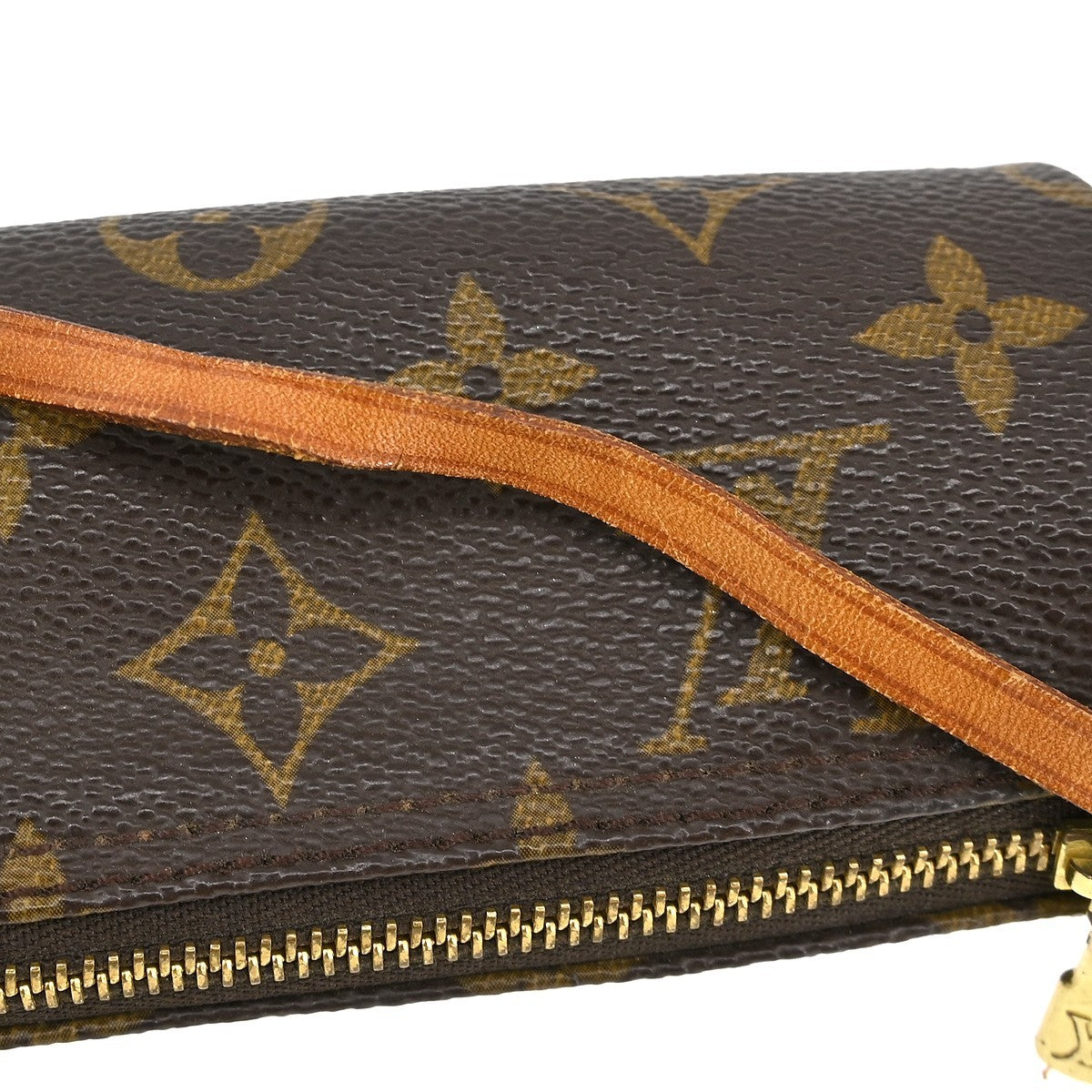 Louis Vuitton Papillon Pochette Monogram Canvas Brown Canvas Clutche & Pouche Bag ( )