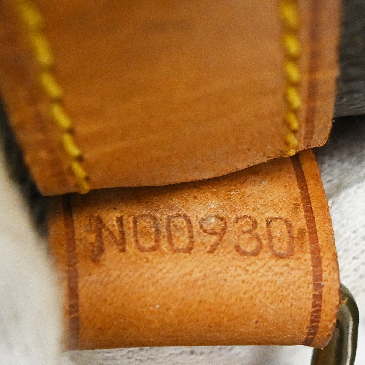 Louis Vuitton Shopping Sac Handbag Monogram Canvas Brown Canvas Tote Bag Bag ( )
