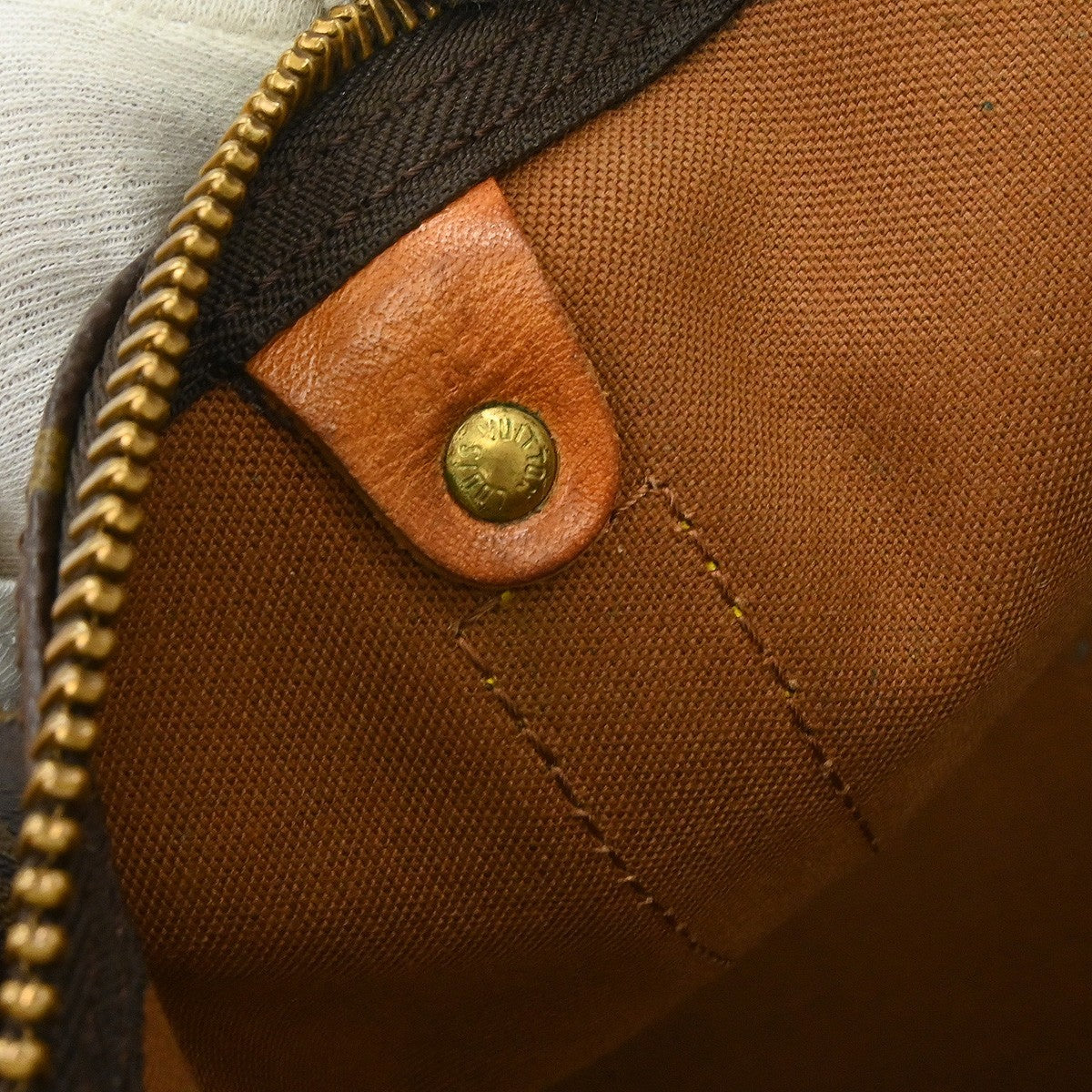 Louis Vuitton Keepall Bag Monogram Canvas Brown Canvas Travel Bag Bag ( )