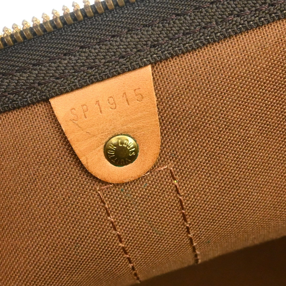 Louis Vuitton Keepall Bag Monogram Canvas Brown Canvas Travel Bag Bag ( )