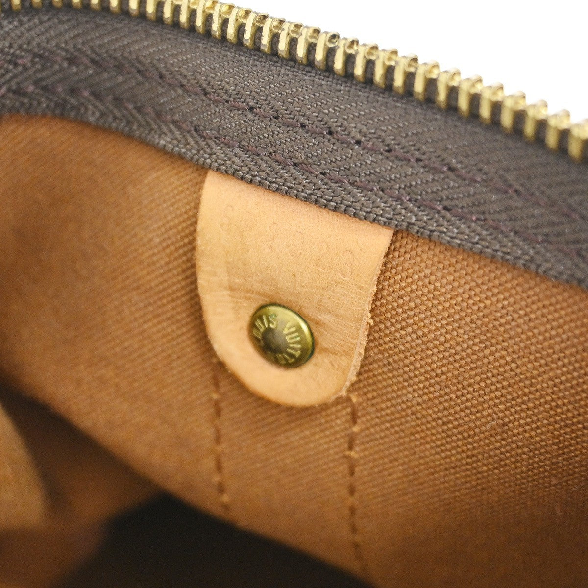 Louis Vuitton Keepall Bag Monogram Canvas Brown Canvas Travel Bag Bag ( )