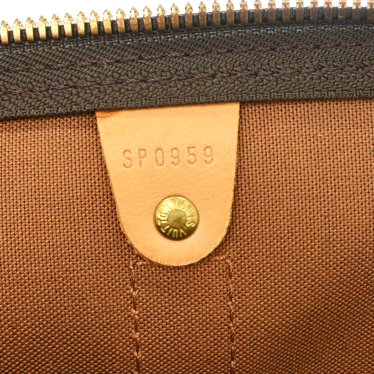 Louis Vuitton Keepall Bag Monogram Canvas Brown Canvas Travel Bag Bag ( )