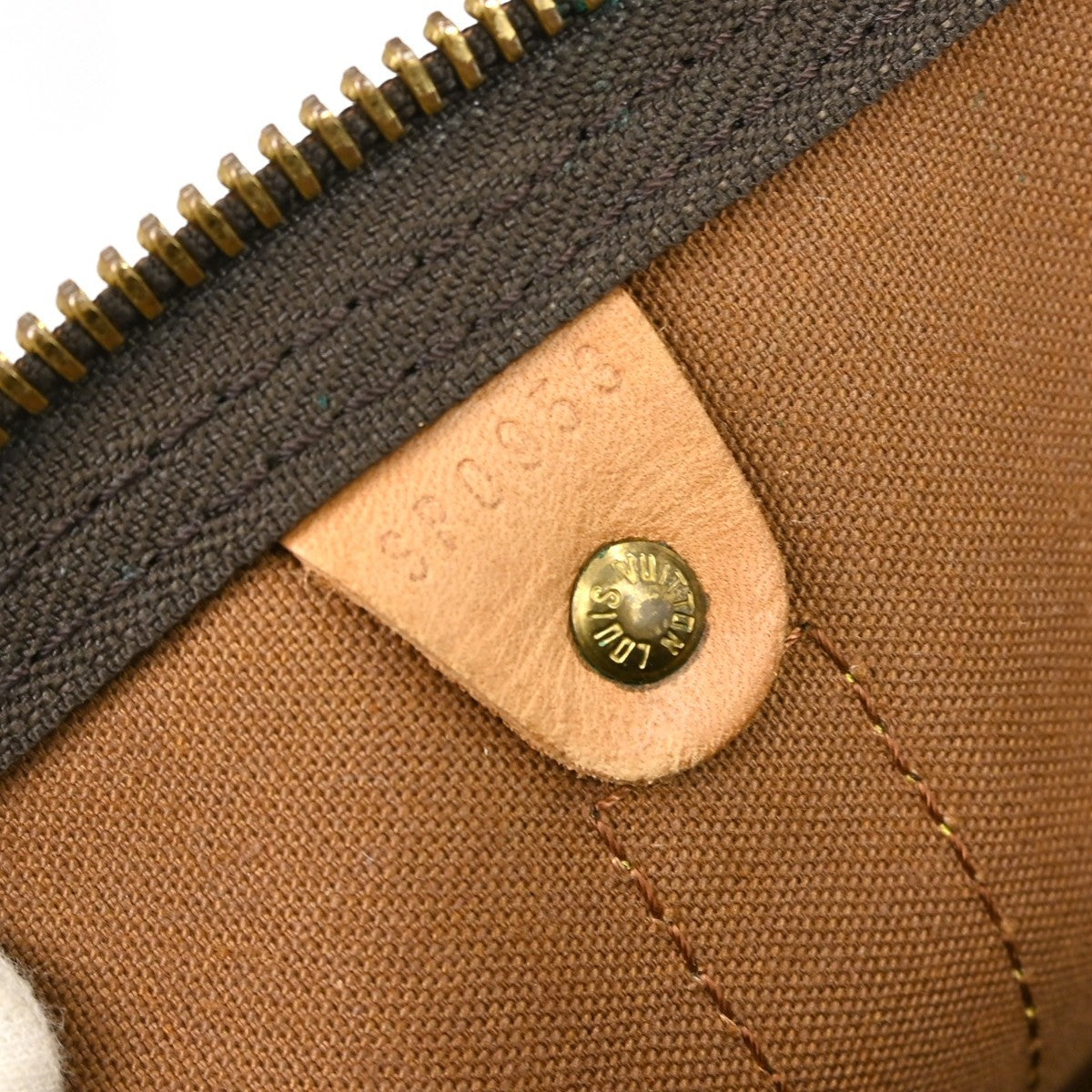 Louis Vuitton Keepall Bag Monogram Canvas Brown Canvas Travel Bag Bag ( )