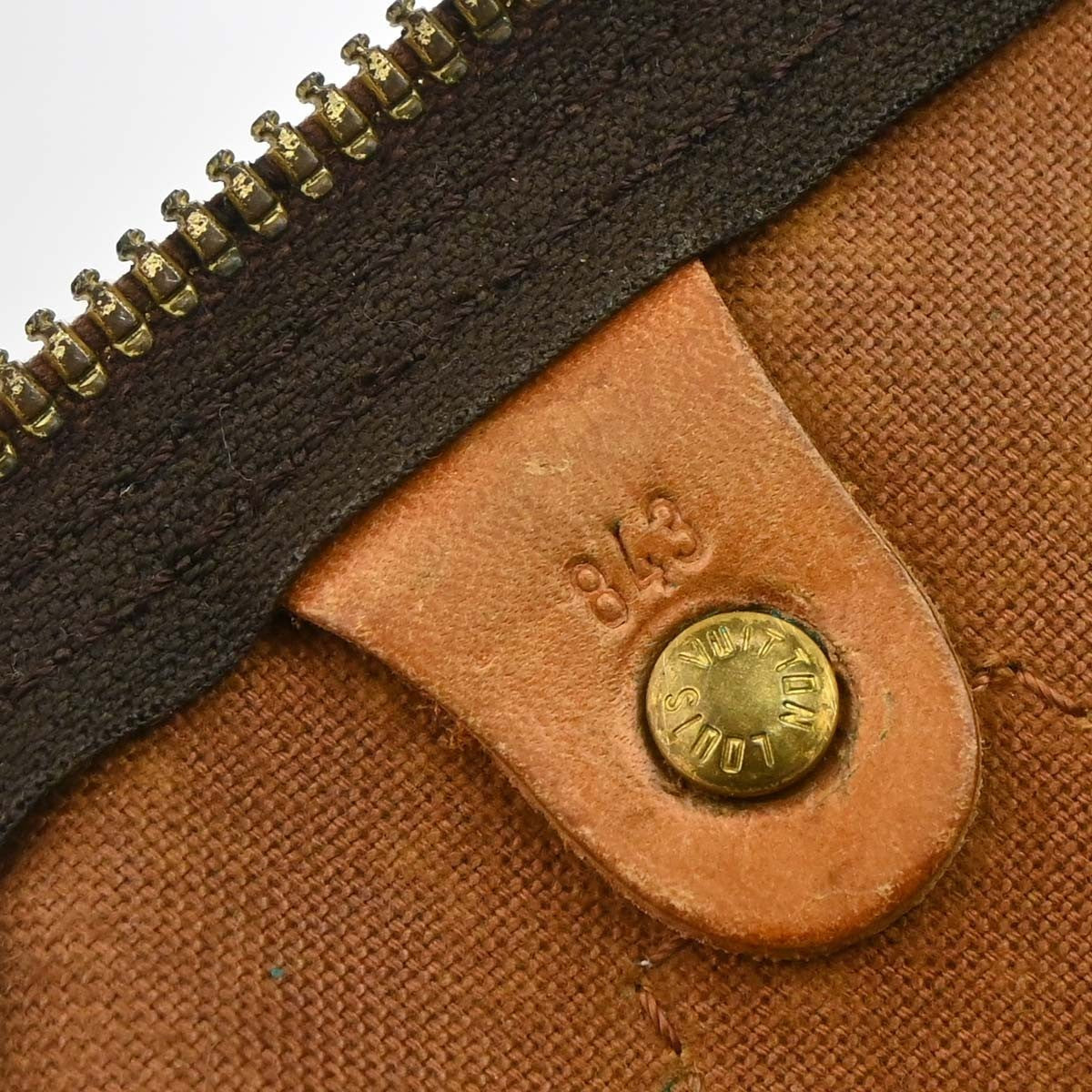 Louis Vuitton Speedy Handbag Monogram Canvas Brown Canvas Handbag ( )