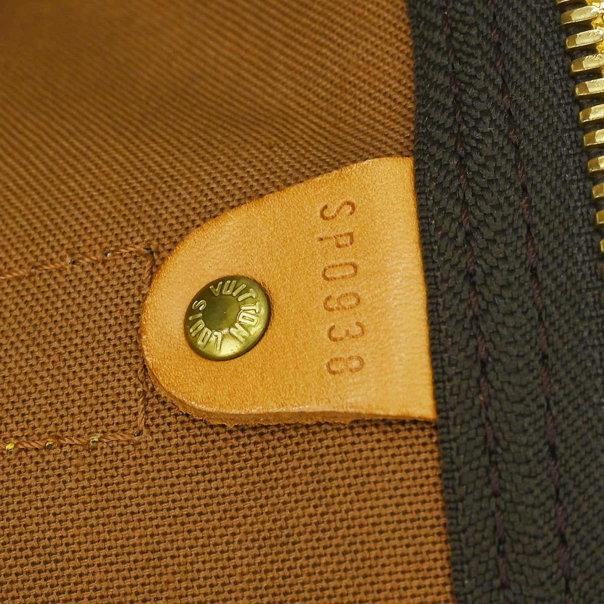 Louis Vuitton Keepall Bag Monogram Canvas Brown Canvas Travel Bag Bag ( )