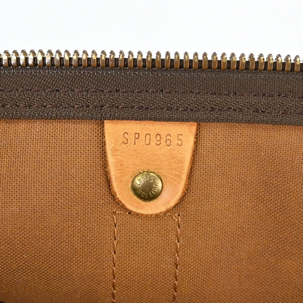 Louis Vuitton Keepall Bag Monogram Canvas Brown Canvas Travel Bag Bag ( )
