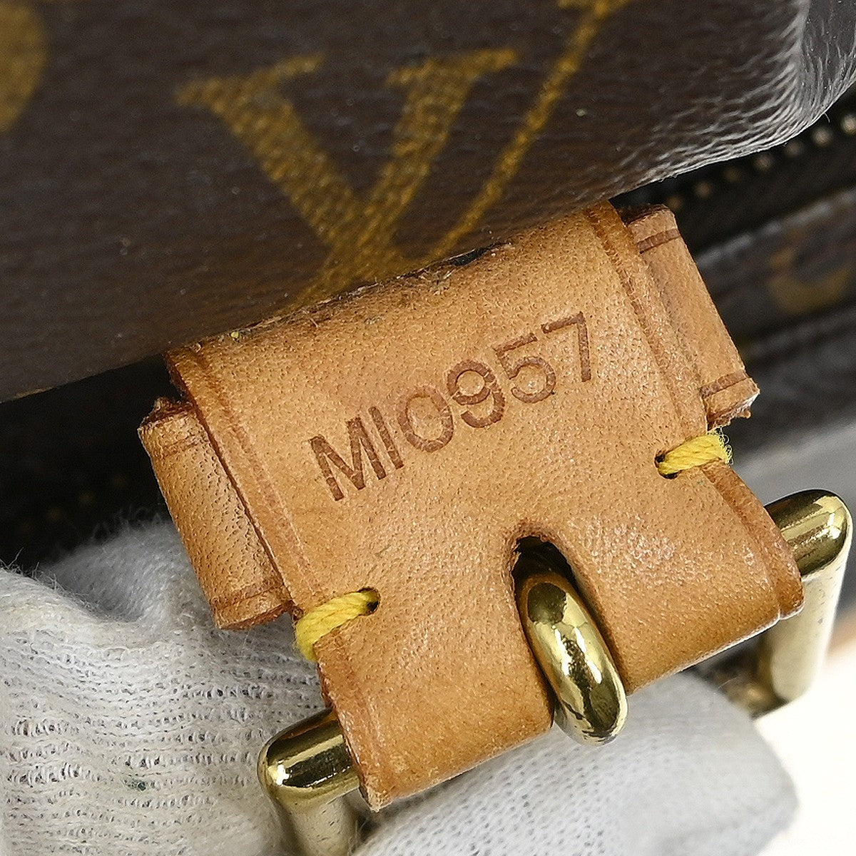 Louis Vuitton Vintage Montsouris Backpack Monogram Canvas Brown Canvas Backpack Bag ( )