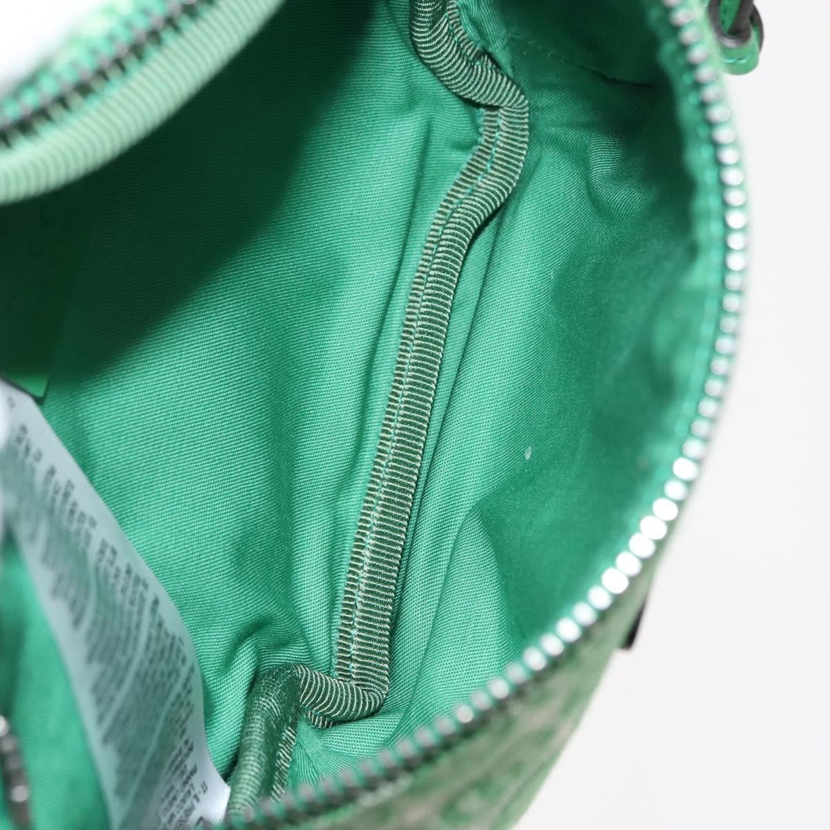 Gucci Waist Pouch Belt Bag Gg Canvas Green Canvas Clutche & Pouche Bag ( )